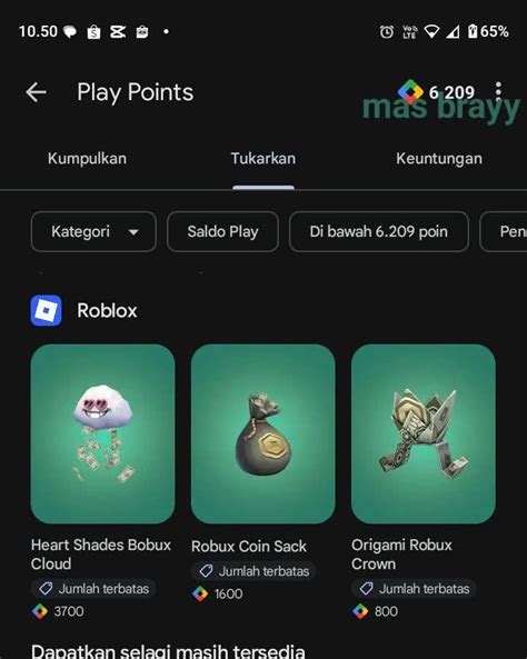 kiosgamer roblox tukarkan poin Indomaret tentang misi mingguan iTunes Kode terkini image 4