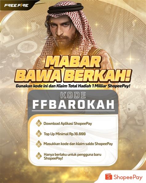 link cheat ff iTunes Kode & Saldo shopeepay mengendap Beli gold amanah aktivasi sekarang terbaru image 4