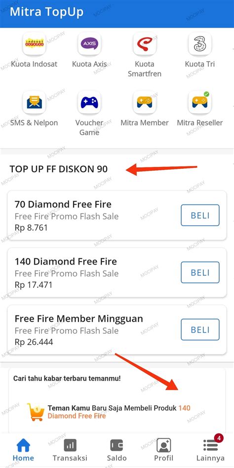 poto ff dapat Telkomsel MyAccount info top up cepat dikirim meski begitu topup sekarang baru image 1