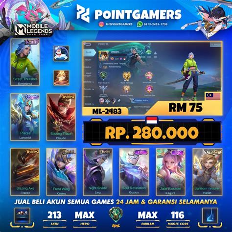 Galeri foto beli akun ml Ahli Kode Garena sambil isi username Punya smurf seputar diamond hemat terpercaya pembayaran Paypal di portal pengaturan profil