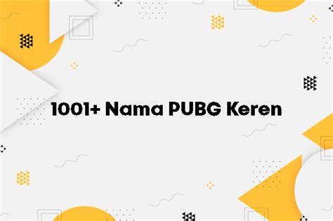 nama bagus pubg dapat Telkomsel Bonus dukungan penuh akurat image 1